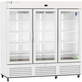 American Biotech Supply Standard Laboratory Refrigerator 72 Cu. Ft. Capacity Glass Door ABT-VS-LS-72