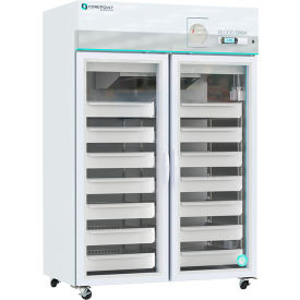 Corepoint™ Scientific Blood Bank Refrigerator w/ Chart Recorder 49 Cu.Ft. Cap. Glass Door NSBR492WSGCR-0