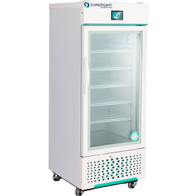 CorePoint Scientific White Diamond Laboratory & Medical Refrigerator 12 Cu. Ft. Glass Door NSWDR121WWG-0