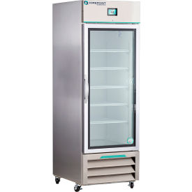 CorePoint Scientific White Diamond Refrigerator 23 Cu.Ft. Stainless Steel Glass Door NSWDR231SSG-0