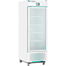 CorePoint Scientific White Diamond Laboratory & Medical Refrigerator 23 Cu. Ft. Glass Door NSWDR231WWG-0