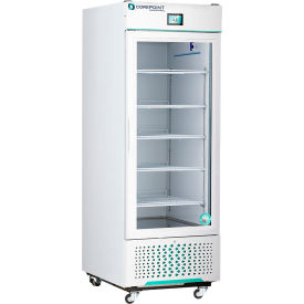 CorePoint Scientific White Diamond Laboratory & Medical Refrigerator 26 Cu. Ft. Glass Door NSWDR261WWG-0