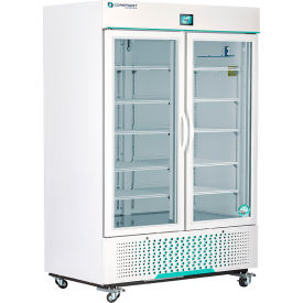 CorePoint Scientific White Diamond Laboratory & Medical Refrigerator 49 Cu. Ft. Glass Door NSWDR492WWG-0