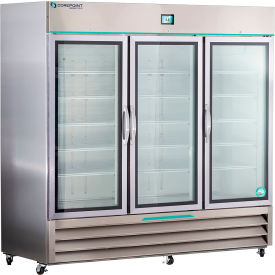 CorePoint Scientific White Diamond Refrigerator 72 Cu.Ft. Stainless Steel Glass Door NSWDR723SSG-0