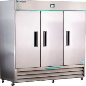 CorePoint Scientific White Diamond Refrigerator 72 Cu.Ft. Stainless Steel Solid Door NSWDR723SSS-0