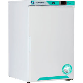 CorePoint Scientific White Diamond Freestanding Undercounter Refrigerator 2.5 Cu.Ft. Solid PR031WWW-0