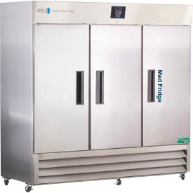 American Biotech Supply Premier Pharmacy Refrigerator 72 Cu. Ft. Stainless Steel Solid Door PH-ABT-HC-SSP-72