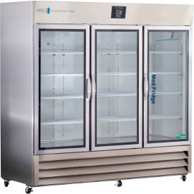 American Biotech Supply Premier Pharmacy Refrigerator 72 Cu. Ft. Stainless Steel Glass Door PH-ABT-HC-SSP-72G