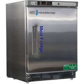ABS Premier Pharmacy/Vaccine Built-In Undercounter Stainless Steel Refrigerator 4.5 Cu.Ft. PH-ABT-HC-UCBI-0404SS