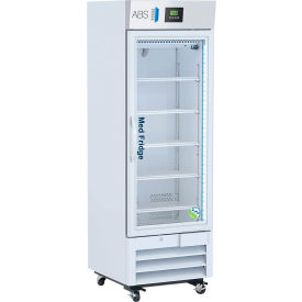 American Biotech Supply Pharmacy Upright Refrigerator 10.5 Cu. Ft. Capacity Glass Door PH-ABT-NSF-10PG