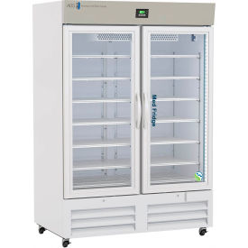 American BioTech Supply Premier Upright Pharmacy Refrigerator 49 Cu. Ft. Capacity Glass Door PH-ABT-NSF-49G