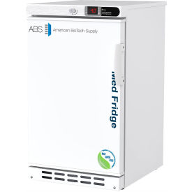 American Biotech Supply Pharmacy Undercounter Built-In Refrigerator 2.5 Cu. Ft Cap. LHD Door Swing PH-ABT-NSF-UCBI-0204-LH
