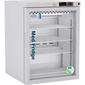 ABS Undercounter Glass Door Vaccine Refrigerator 4.6 CuFt NSF Certified PH-ABT-NSF-UCBI-0404-ADA