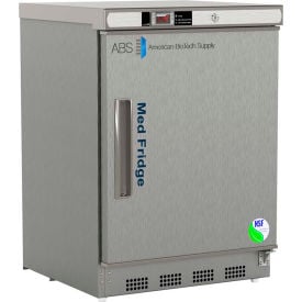 ABS Undercounter Stainless Steel Vaccine Refrigerator 4.6 CuFt NSF Certified PH-ABT-NSF-UCBI-0404G-ADA