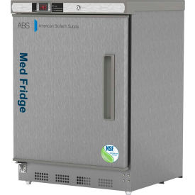 ABS Undercounter Stainless Steel Vaccine Refrigerator 4.6 CuFt Left Hinged NSF Certified PH-ABT-NSF-UCBI-0404G-ADA-LH
