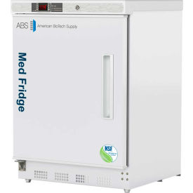 ABS Undercounter Vaccine Refrigerator 4.6 CuFt Left Hinged NSF Certified PH-ABT-NSF-UCBI-0404G-LH
