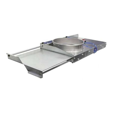 Blast Gate, Galvanized Steel, 14 5/8 in W, 23 43/64 in L MPN:BGASPN10