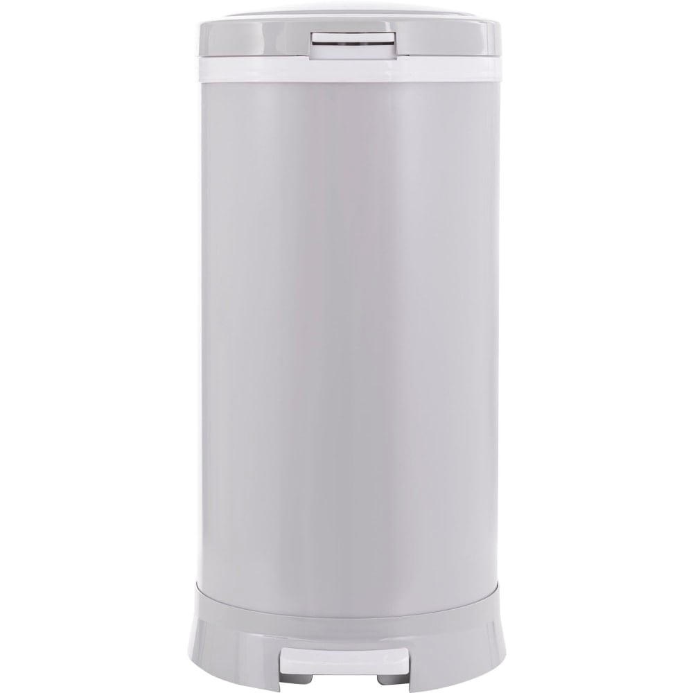 Bubula Steel Diaper Pail, 9 Gallons, Gray MPN:69240683