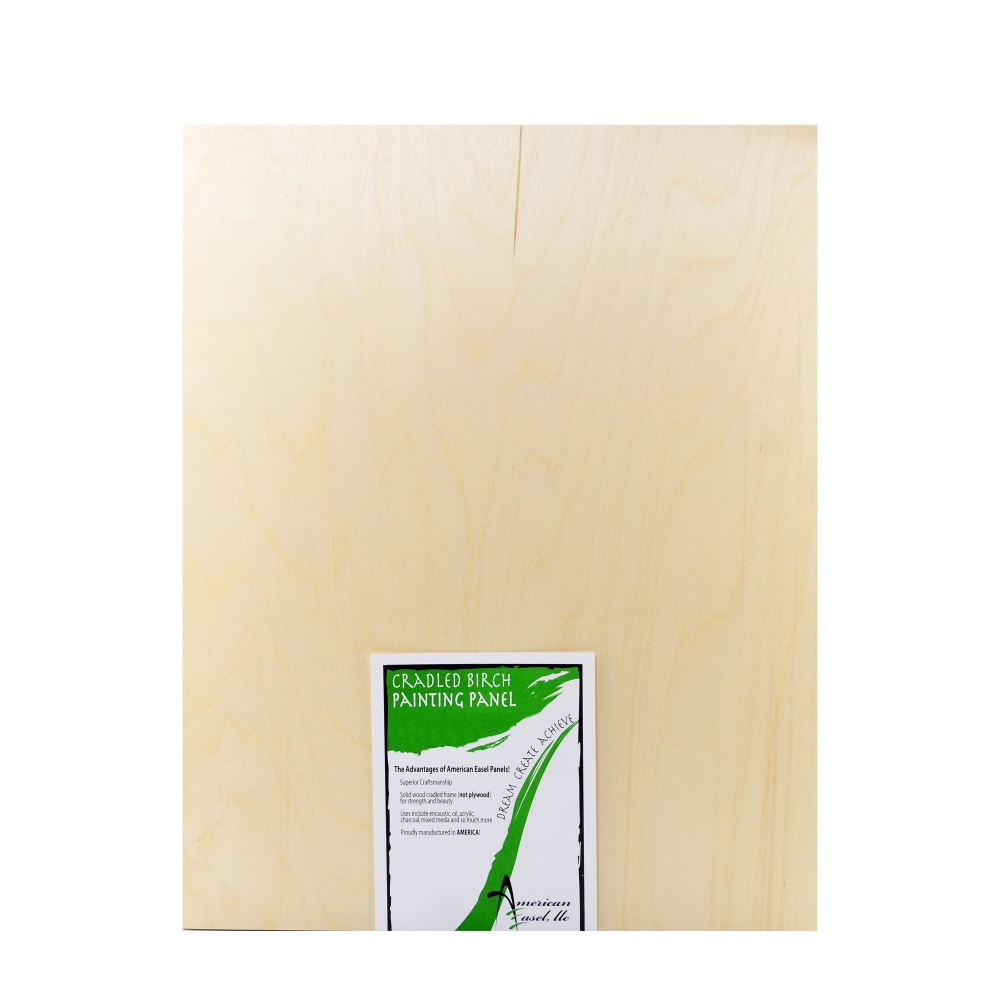 American Easel Cradled Wood Painting Panel, 24in x 30in MPN:AE2430-D