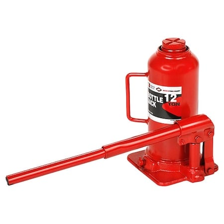 Bottle Jack, 12 ton, Max Lift 18 1/4