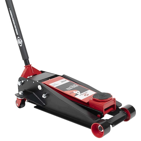 Ton Floor Jack, 4 ton, Mechanical, Steel MPN:400SS