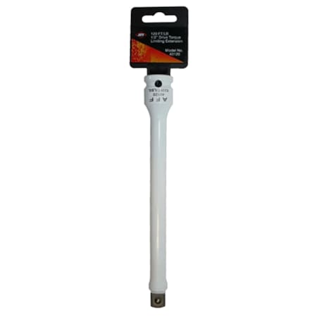 1/2 in Drive Torque Limiting Extension, White, 120 ft-lbs 163 Nm MPN:40120