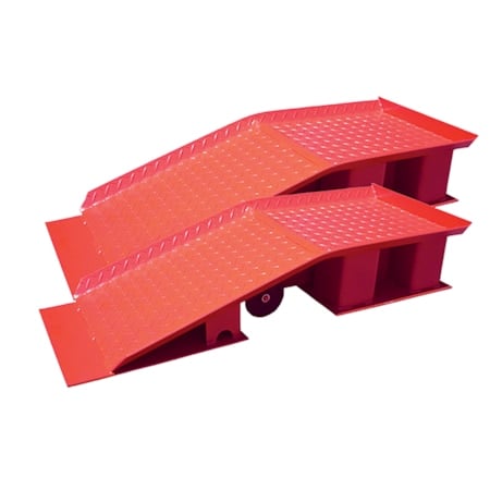 20 Ton Truck Ramp, Super Duty, 40, 000 lb, 2 pc, Red MPN:3420ASD