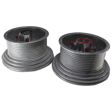 Cable Drum, Aluminum, 3 5/8 in L, PK2 MPN:5250-54S