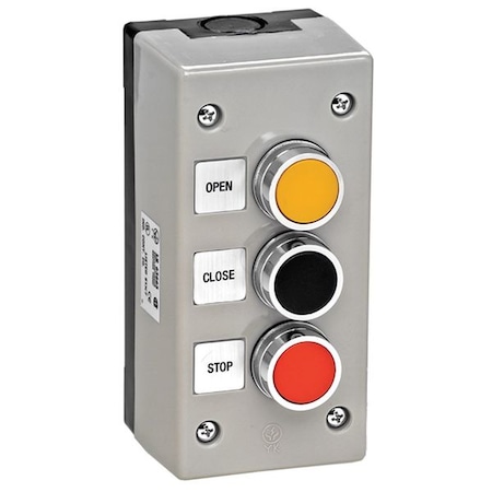 Control Station, 3 Buttons, Surface Mount MPN:3BXT