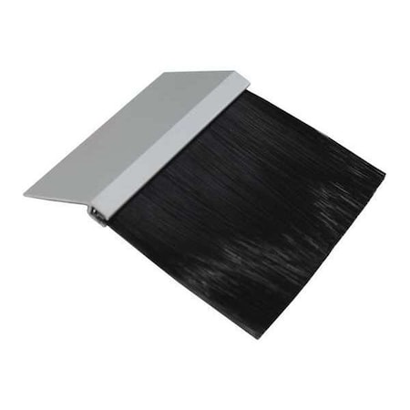 Brush Seal, Nylon, 3 in L, 8 ft W, Black MPN:BN41783-8