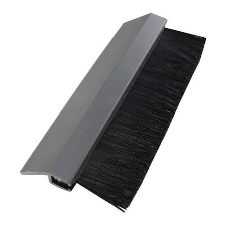 Brush Seal, Nylon, 1 in L, 8 ft W, Black MPN:BN4781-8