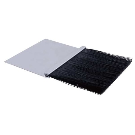 Brush Seal, Polyprop, 3 in L, 10 ft W, Black MPN:BPS33-10
