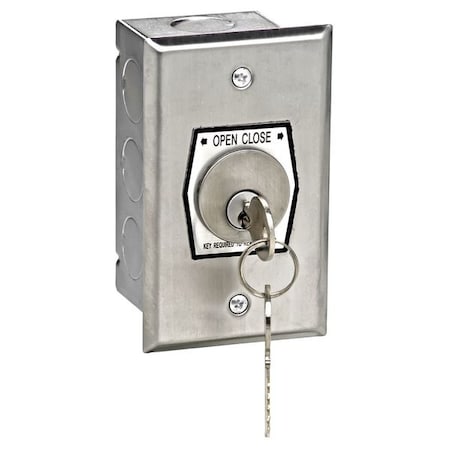 Keyswitch, SS, 2 Buttons, Back Box MPN:HBFX-1