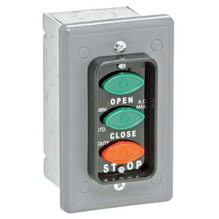 Control Station, 3 Oval Buttons, Nema 1 MPN:LCE3