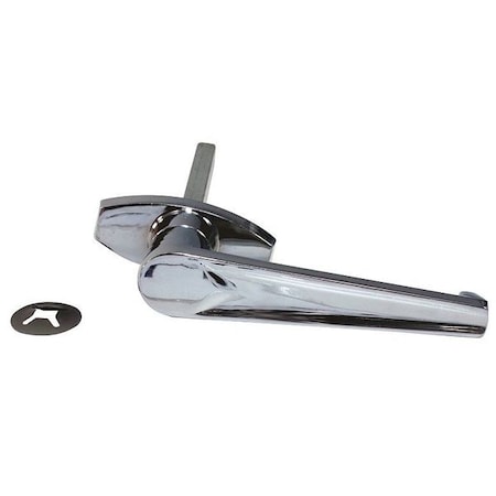 Outside L Handle, Chrome, 5/16 x 4-1/2 In MPN:LDLH516