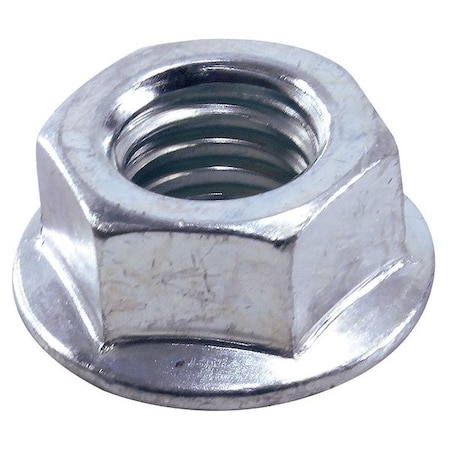 Flanged Serrated Hex Nut, Zinc, PK16 MPN:NUTFZ14