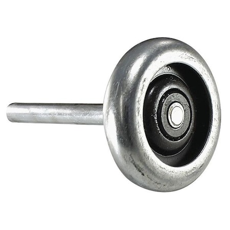 Garage Door Roller, 3 3/8 in L, Steel, PK4 MPN:R3147