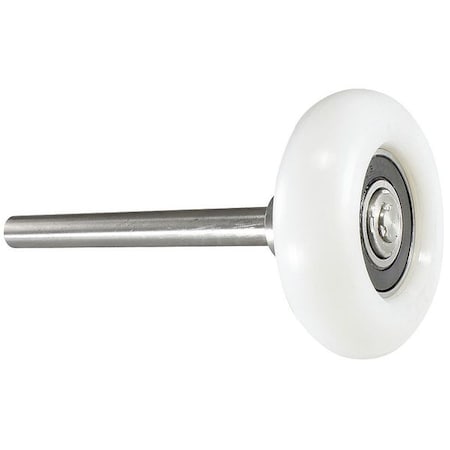 Garage Door Roller, 4 1/2 in L, Poly, PK4 MPN:RMS3147