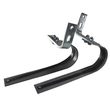 Garage Door Bumper, Steel, 11 in L, PK2 MPN:SL100