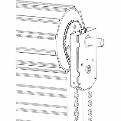 Commercial Door Opener 16 ft Door Height MPN:CH401RD114