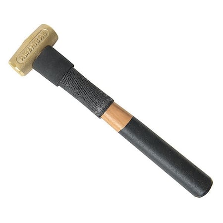 Hammer, Brass, Wood, 1.5