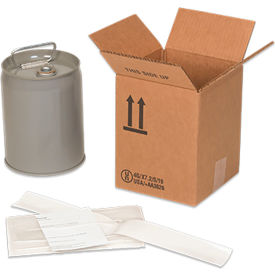 Berlin Unassembled Closed Head Steel Pail with Epoxy Phenolic Lining 1 Gallon Capacity Silver UA1MEPR1