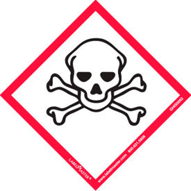 LabelMaster® GHS Label Skull & Crossbones 4