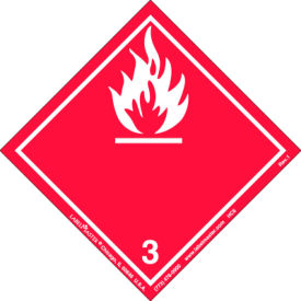 LabelMaster® Flammable Liquid Paper Label 4