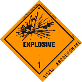 LabelMaster® Explosive 