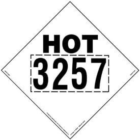 LabelMaster® Hot 3257 Marking Placard 10-3/4