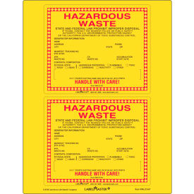 LabelMaster® California Waste Laser Paper Label 6