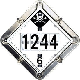 LabelMaster® 7 Legend Flip Placard System for Tankers Full Frame 13-1/2