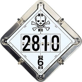 LabelMaster® Flip Placard 13-1/2