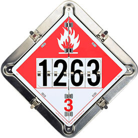 LabelMaster® 6 Legend Flip Placard System for Tankers 13-1/2